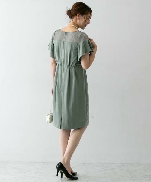 URBAN RESEARCH ROSSO / アーバンリサーチ ロッソ ドレス | デコルテレースフリルドレス | 詳細2