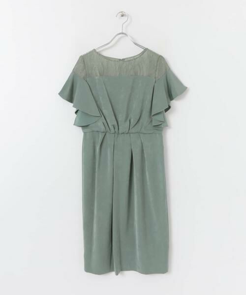 URBAN RESEARCH ROSSO / アーバンリサーチ ロッソ ドレス | デコルテレースフリルドレス | 詳細5