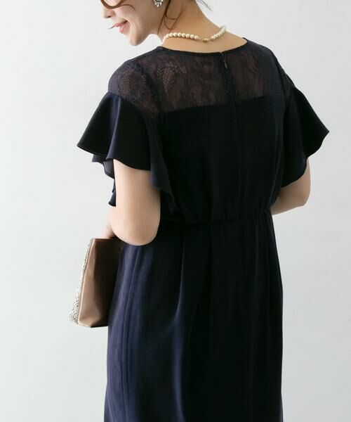 URBAN RESEARCH ROSSO / アーバンリサーチ ロッソ ドレス | デコルテレースフリルドレス | 詳細8