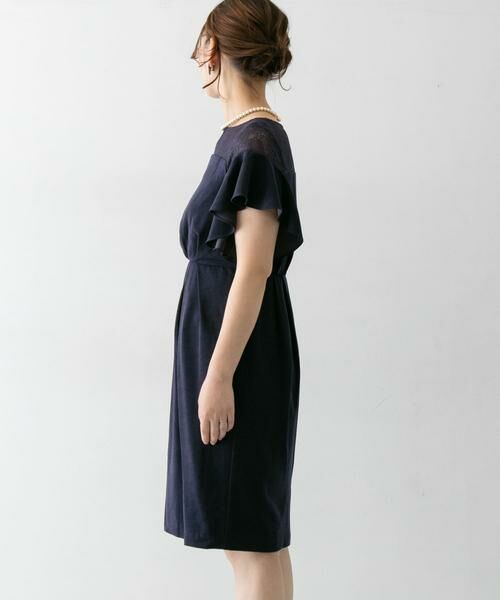 URBAN RESEARCH ROSSO / アーバンリサーチ ロッソ ドレス | デコルテレースフリルドレス | 詳細12