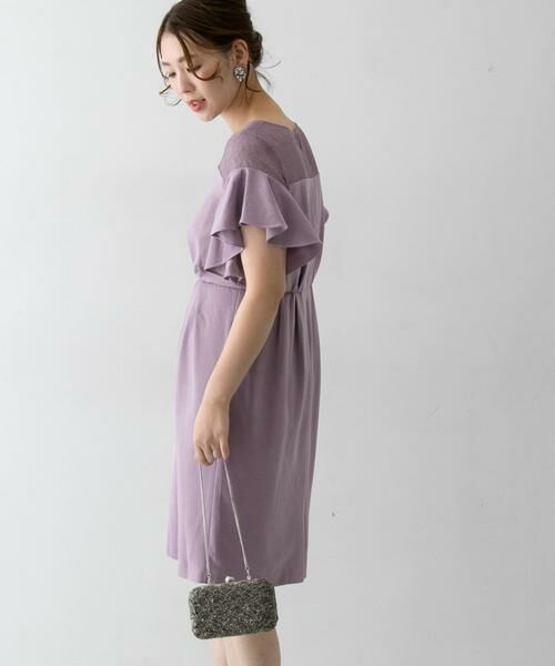 URBAN RESEARCH ROSSO / アーバンリサーチ ロッソ ドレス | デコルテレースフリルドレス | 詳細21