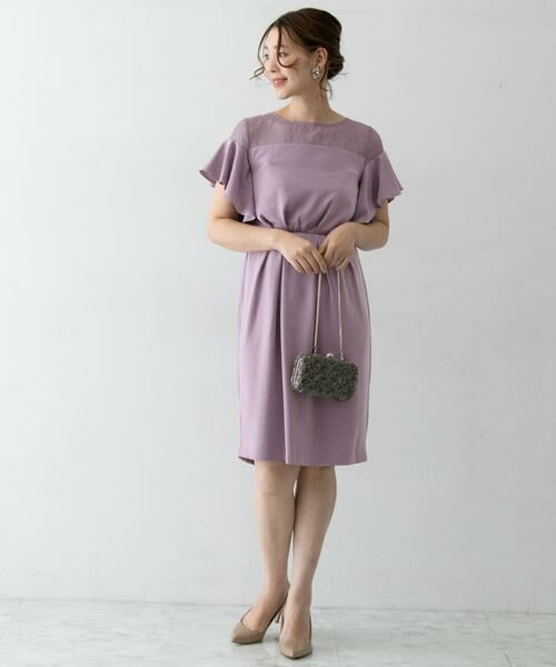 URBAN RESEARCH ROSSO / アーバンリサーチ ロッソ ドレス | デコルテレースフリルドレス | 詳細23