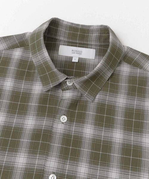 URBAN RESEARCH ROSSO / アーバンリサーチ ロッソ シャツ・ブラウス | 『WEB限定』オンブレチェックリラックスシャツ | 詳細11