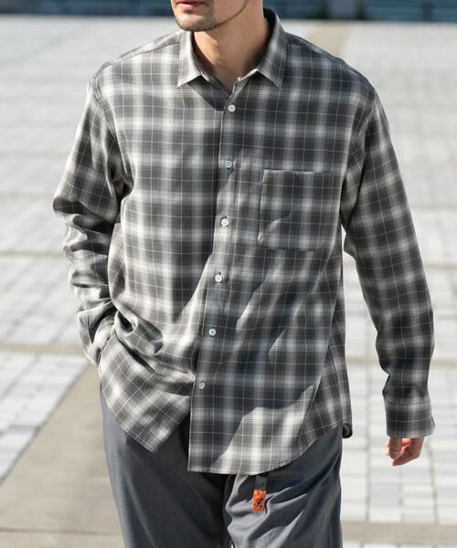 URBAN RESEARCH ROSSO / アーバンリサーチ ロッソ シャツ・ブラウス | 『WEB限定』オンブレチェックリラックスシャツ | 詳細16