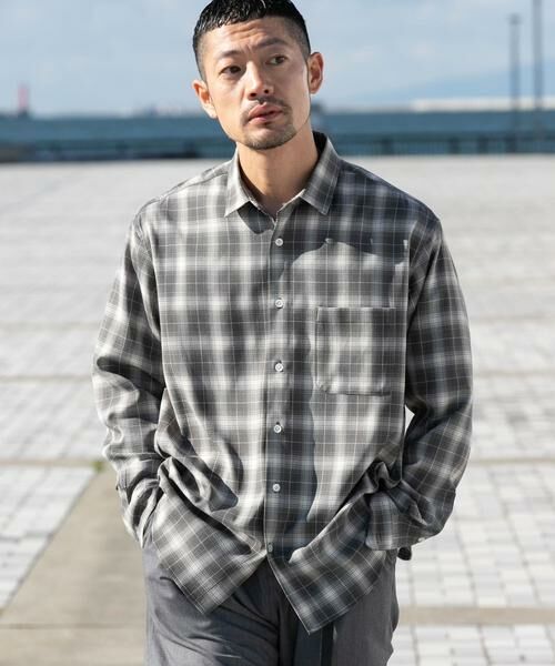 URBAN RESEARCH ROSSO / アーバンリサーチ ロッソ シャツ・ブラウス | 『WEB限定』オンブレチェックリラックスシャツ | 詳細17