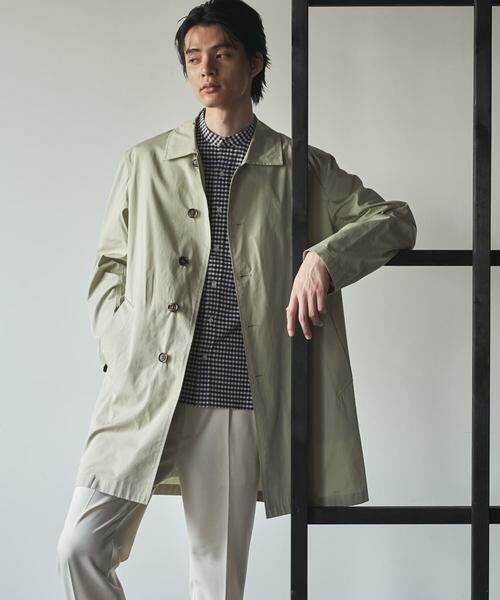 URBAN RESEARCH ROSSO / アーバンリサーチ ロッソ ステンカラーコート | 『撥水』『XLサイズあり』タイプライタースプリングコート | 詳細1
