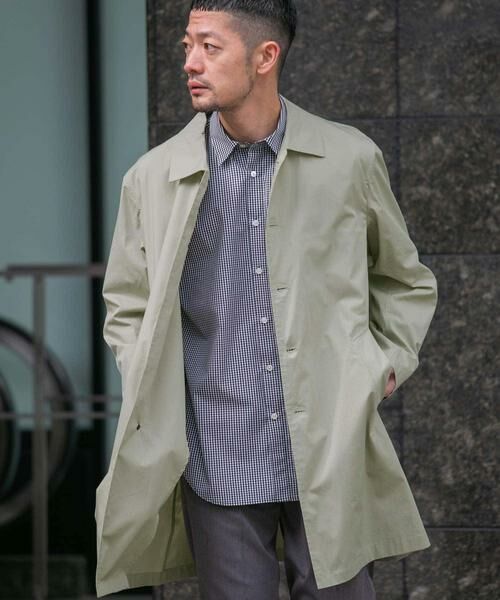 URBAN RESEARCH ROSSO / アーバンリサーチ ロッソ ステンカラーコート | 『撥水』『XLサイズあり』タイプライタースプリングコート | 詳細12