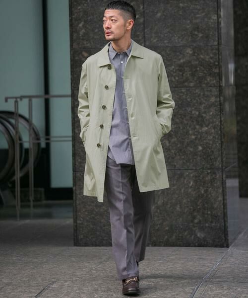 URBAN RESEARCH ROSSO / アーバンリサーチ ロッソ ステンカラーコート | 『撥水』『XLサイズあり』タイプライタースプリングコート | 詳細13