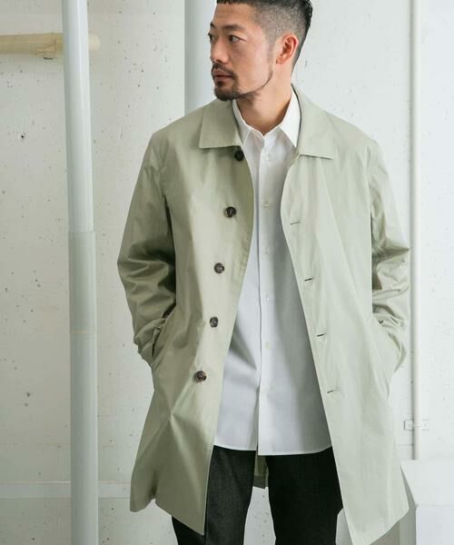URBAN RESEARCH ROSSO / アーバンリサーチ ロッソ ステンカラーコート | 『撥水』『XLサイズあり』タイプライタースプリングコート | 詳細17