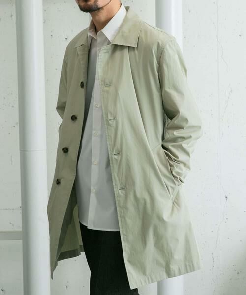 URBAN RESEARCH ROSSO / アーバンリサーチ ロッソ ステンカラーコート | 『撥水』『XLサイズあり』タイプライタースプリングコート | 詳細18