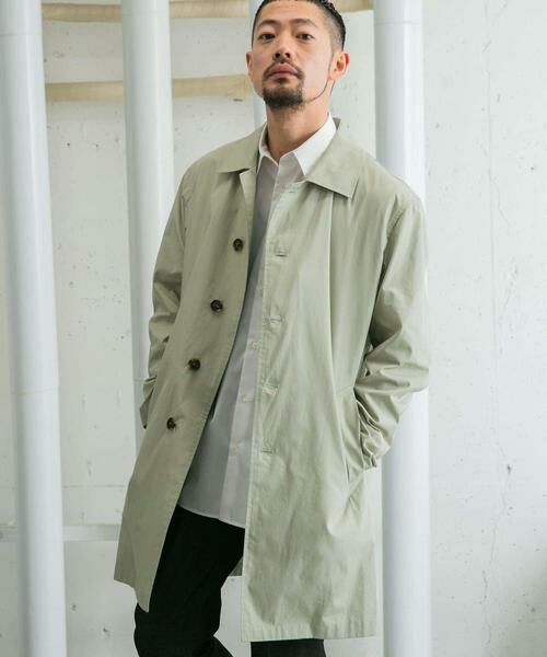 URBAN RESEARCH ROSSO / アーバンリサーチ ロッソ ステンカラーコート | 『撥水』『XLサイズあり』タイプライタースプリングコート | 詳細21