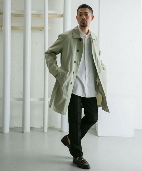 URBAN RESEARCH ROSSO / アーバンリサーチ ロッソ ステンカラーコート | 『撥水』『XLサイズあり』タイプライタースプリングコート | 詳細23