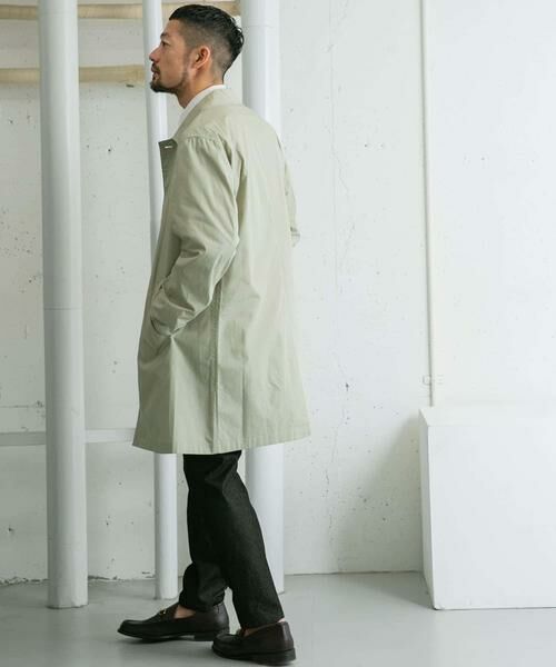 URBAN RESEARCH ROSSO / アーバンリサーチ ロッソ ステンカラーコート | 『撥水』『XLサイズあり』タイプライタースプリングコート | 詳細25