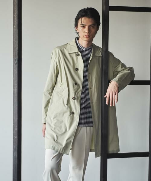 URBAN RESEARCH ROSSO / アーバンリサーチ ロッソ ステンカラーコート | 『撥水』『XLサイズあり』タイプライタースプリングコート | 詳細3