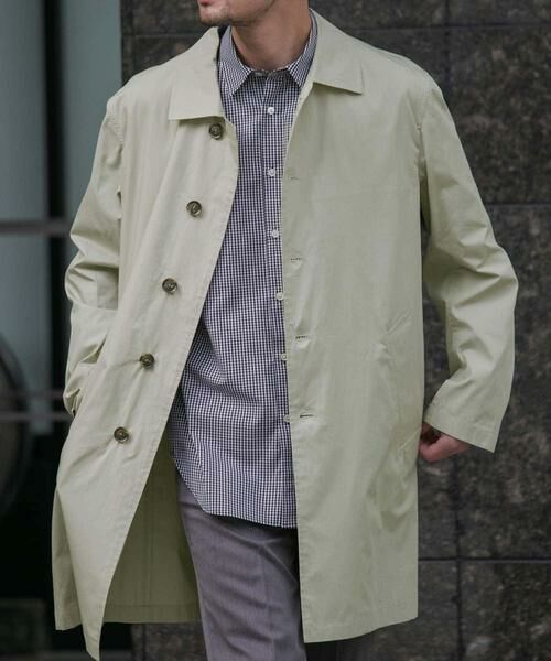 URBAN RESEARCH ROSSO / アーバンリサーチ ロッソ ステンカラーコート | 『撥水』『XLサイズあり』タイプライタースプリングコート | 詳細7