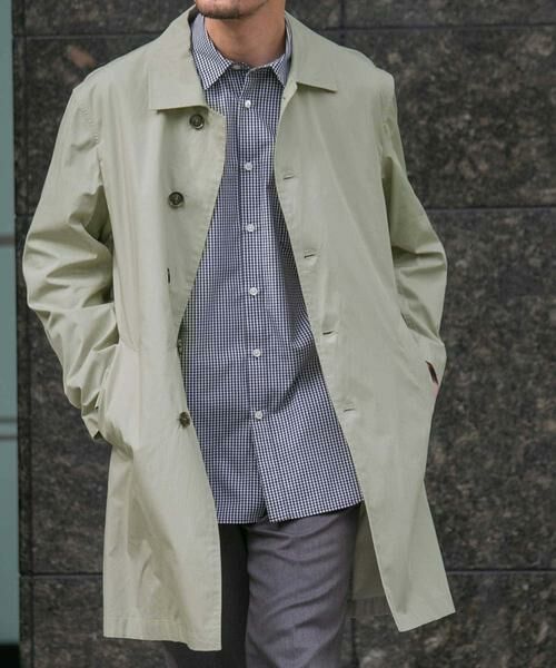URBAN RESEARCH ROSSO / アーバンリサーチ ロッソ ステンカラーコート | 『撥水』『XLサイズあり』タイプライタースプリングコート | 詳細8