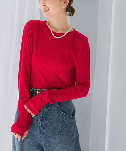 URBAN RESEARCH ROSSO / アーバンリサーチ ロッソ Tシャツ | シアーテレコカットソー | 詳細1