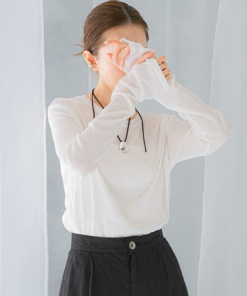 URBAN RESEARCH ROSSO / アーバンリサーチ ロッソ Tシャツ | シアーテレコカットソー | 詳細20