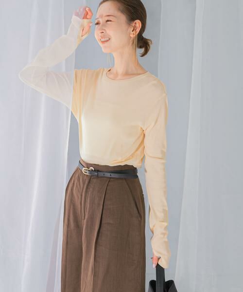 URBAN RESEARCH ROSSO / アーバンリサーチ ロッソ Tシャツ | シアーテレコカットソー | 詳細28