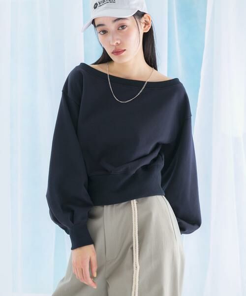 URBAN RESEARCH ROSSO / アーバンリサーチ ロッソ スウェット | オフショルダースウェット | 詳細2