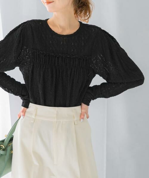 URBAN RESEARCH ROSSO / アーバンリサーチ ロッソ Tシャツ | ストレッチレースプルオーバー | 詳細6