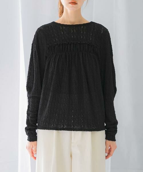 URBAN RESEARCH ROSSO / アーバンリサーチ ロッソ Tシャツ | ストレッチレースプルオーバー | 詳細8