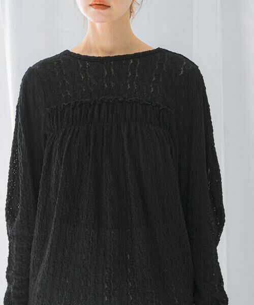 URBAN RESEARCH ROSSO / アーバンリサーチ ロッソ Tシャツ | ストレッチレースプルオーバー | 詳細11