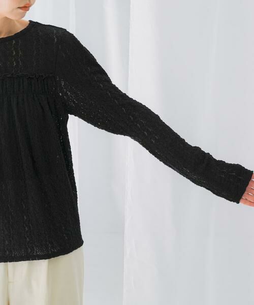 URBAN RESEARCH ROSSO / アーバンリサーチ ロッソ Tシャツ | ストレッチレースプルオーバー | 詳細13