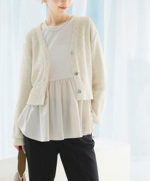 URBAN RESEARCH ROSSO / アーバンリサーチ ロッソ Tシャツ | ペプラムドッキングプルオーバー | 詳細1