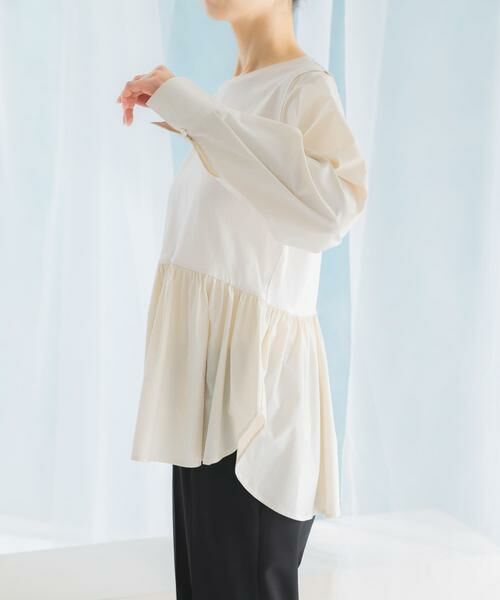 URBAN RESEARCH ROSSO / アーバンリサーチ ロッソ Tシャツ | ペプラムドッキングプルオーバー | 詳細11