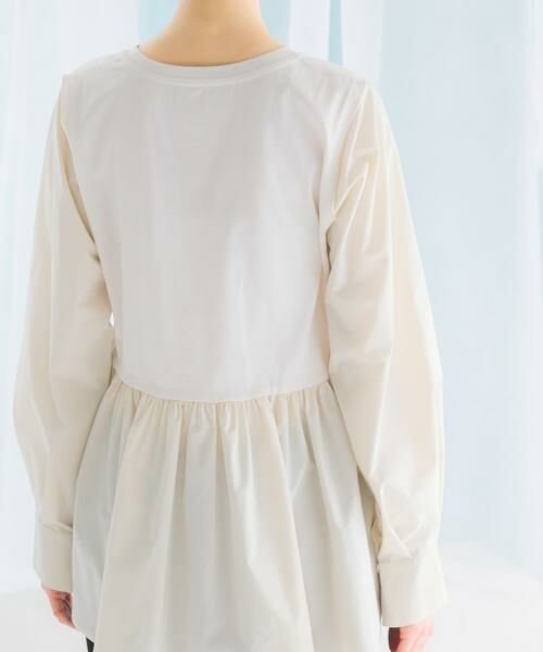 URBAN RESEARCH ROSSO / アーバンリサーチ ロッソ Tシャツ | ペプラムドッキングプルオーバー | 詳細12