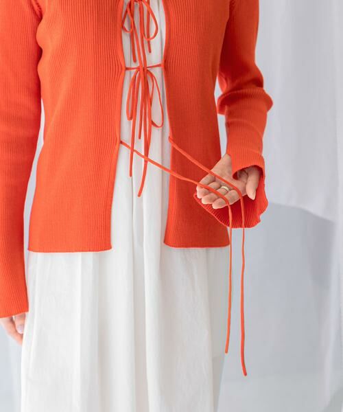 URBAN RESEARCH ROSSO / アーバンリサーチ ロッソ カーディガン・ボレロ | リボンデザインカーディガン | 詳細13