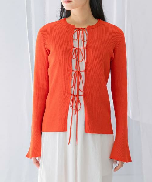 URBAN RESEARCH ROSSO / アーバンリサーチ ロッソ カーディガン・ボレロ | リボンデザインカーディガン | 詳細6