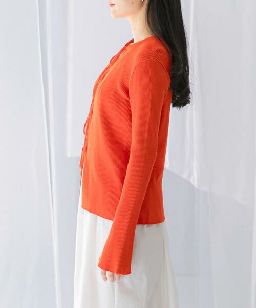 URBAN RESEARCH ROSSO / アーバンリサーチ ロッソ カーディガン・ボレロ | リボンデザインカーディガン | 詳細7