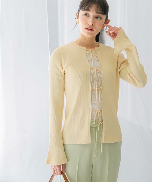 URBAN RESEARCH ROSSO / アーバンリサーチ ロッソ カーディガン・ボレロ | リボンデザインカーディガン | 詳細21