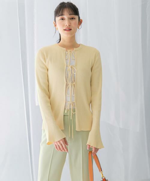 URBAN RESEARCH ROSSO / アーバンリサーチ ロッソ カーディガン・ボレロ | リボンデザインカーディガン | 詳細22