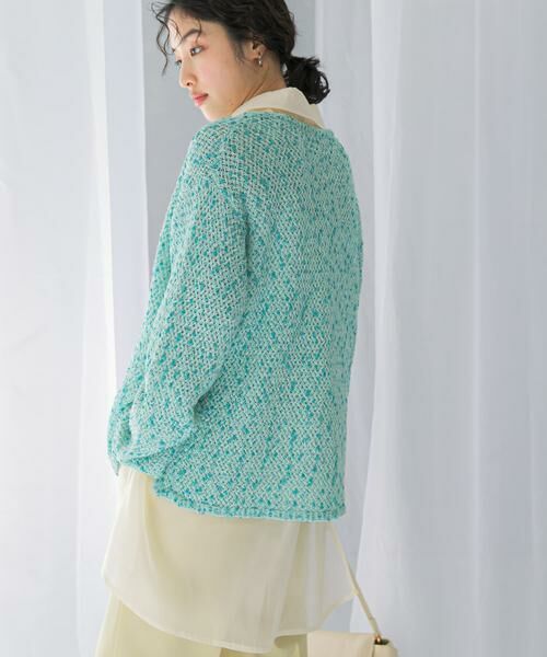 URBAN RESEARCH ROSSO / アーバンリサーチ ロッソ ニット・セーター | 透かし編みラメニット | 詳細11