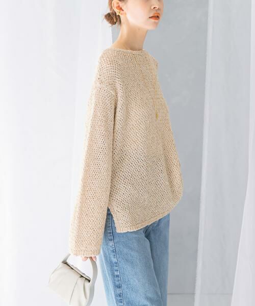 URBAN RESEARCH ROSSO / アーバンリサーチ ロッソ ニット・セーター | 透かし編みラメニット | 詳細24