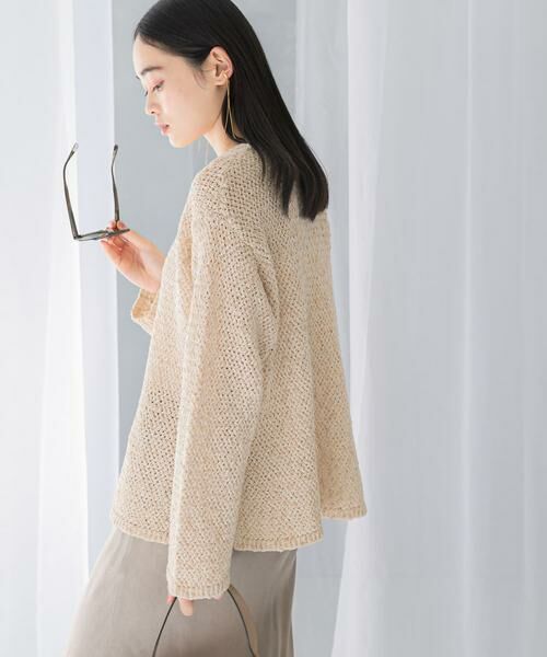 URBAN RESEARCH ROSSO / アーバンリサーチ ロッソ ニット・セーター | 透かし編みラメニット | 詳細20