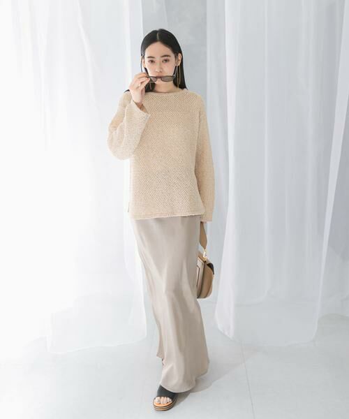 URBAN RESEARCH ROSSO / アーバンリサーチ ロッソ ニット・セーター | 透かし編みラメニット | 詳細22