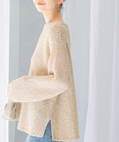 URBAN RESEARCH ROSSO / アーバンリサーチ ロッソ ニット・セーター | 透かし編みラメニット | 詳細23