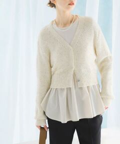 URBAN RESEARCH ROSSO / アーバンリサーチ ロッソ カーディガン・ボレロ | ラメミックスショートカーディガン