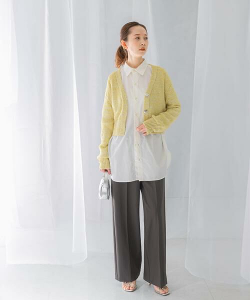 URBAN RESEARCH ROSSO / アーバンリサーチ ロッソ カーディガン・ボレロ | ラメミックスショートカーディガン | 詳細2