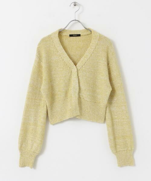 URBAN RESEARCH ROSSO / アーバンリサーチ ロッソ カーディガン・ボレロ | ラメミックスショートカーディガン | 詳細4