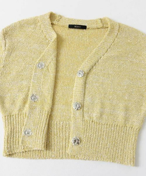 URBAN RESEARCH ROSSO / アーバンリサーチ ロッソ カーディガン・ボレロ | ラメミックスショートカーディガン | 詳細5