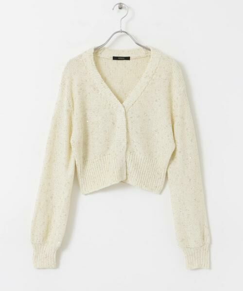 URBAN RESEARCH ROSSO / アーバンリサーチ ロッソ カーディガン・ボレロ | ラメミックスショートカーディガン | 詳細19