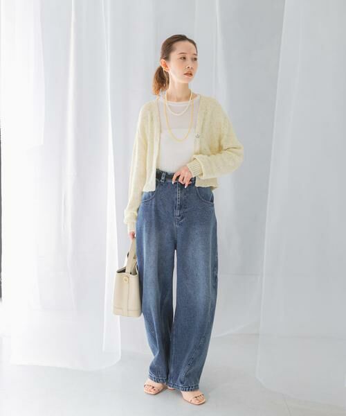 URBAN RESEARCH ROSSO / アーバンリサーチ ロッソ カーディガン・ボレロ | ラメミックスショートカーディガン | 詳細13