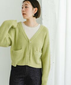 URBAN RESEARCH ROSSO / アーバンリサーチ ロッソ カーディガン・ボレロ | F by ROSSO　コットンブークレ片畦カーディガン