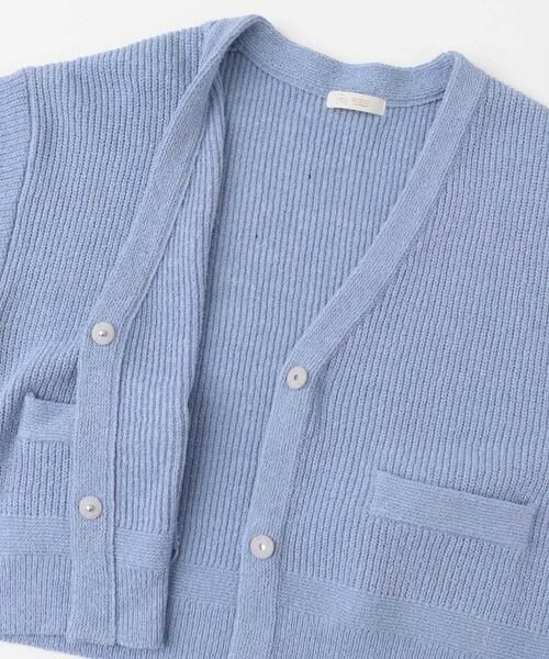 URBAN RESEARCH ROSSO / アーバンリサーチ ロッソ カーディガン・ボレロ | F by ROSSO　コットンブークレ片畦カーディガン | 詳細23