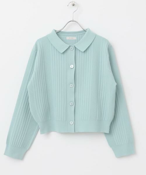 URBAN RESEARCH ROSSO / アーバンリサーチ ロッソ カーディガン・ボレロ | F by ROSSO　ウォッシャブル衿付きリブカーディガン | 詳細6